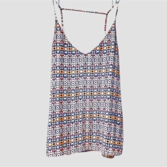Beautiful Toned Resortwear Mozaic Print Cami Strappy Top - Picture 6 of 16